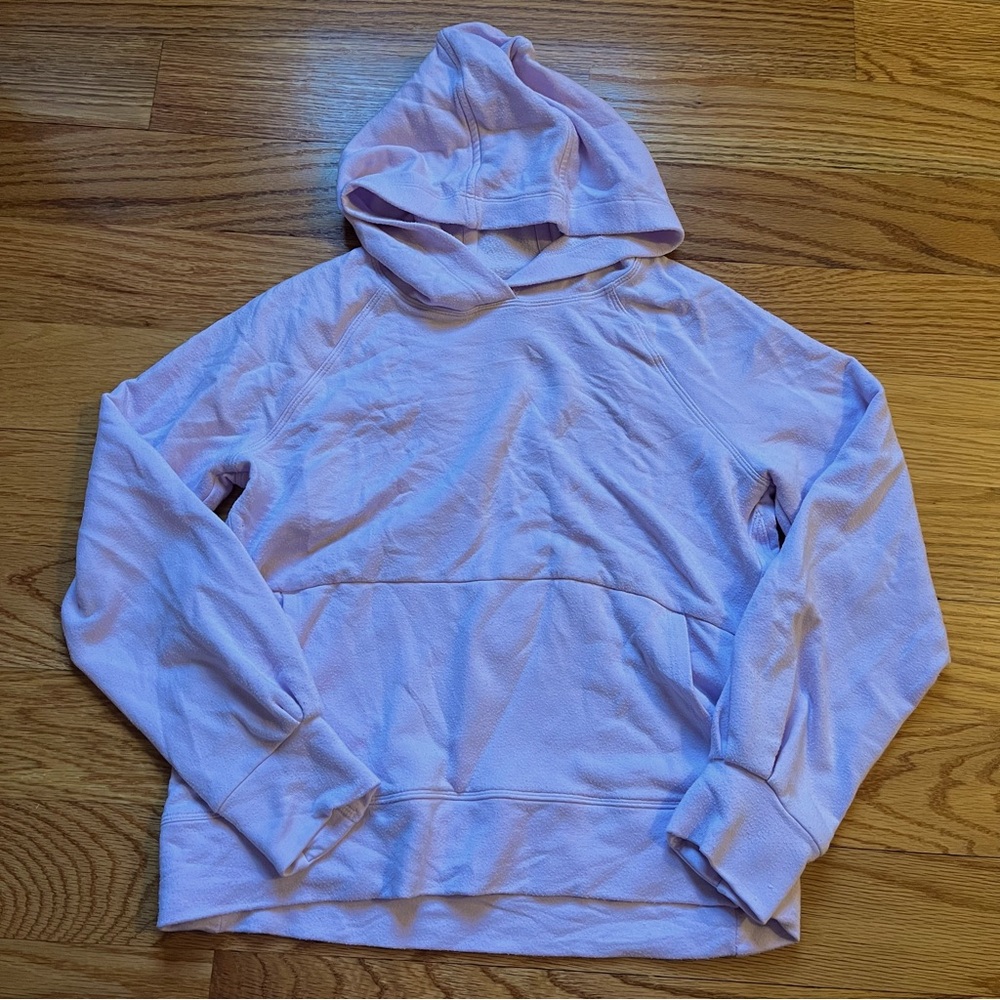Athleta Girl light purple hoodie sweatshirt size large / 12